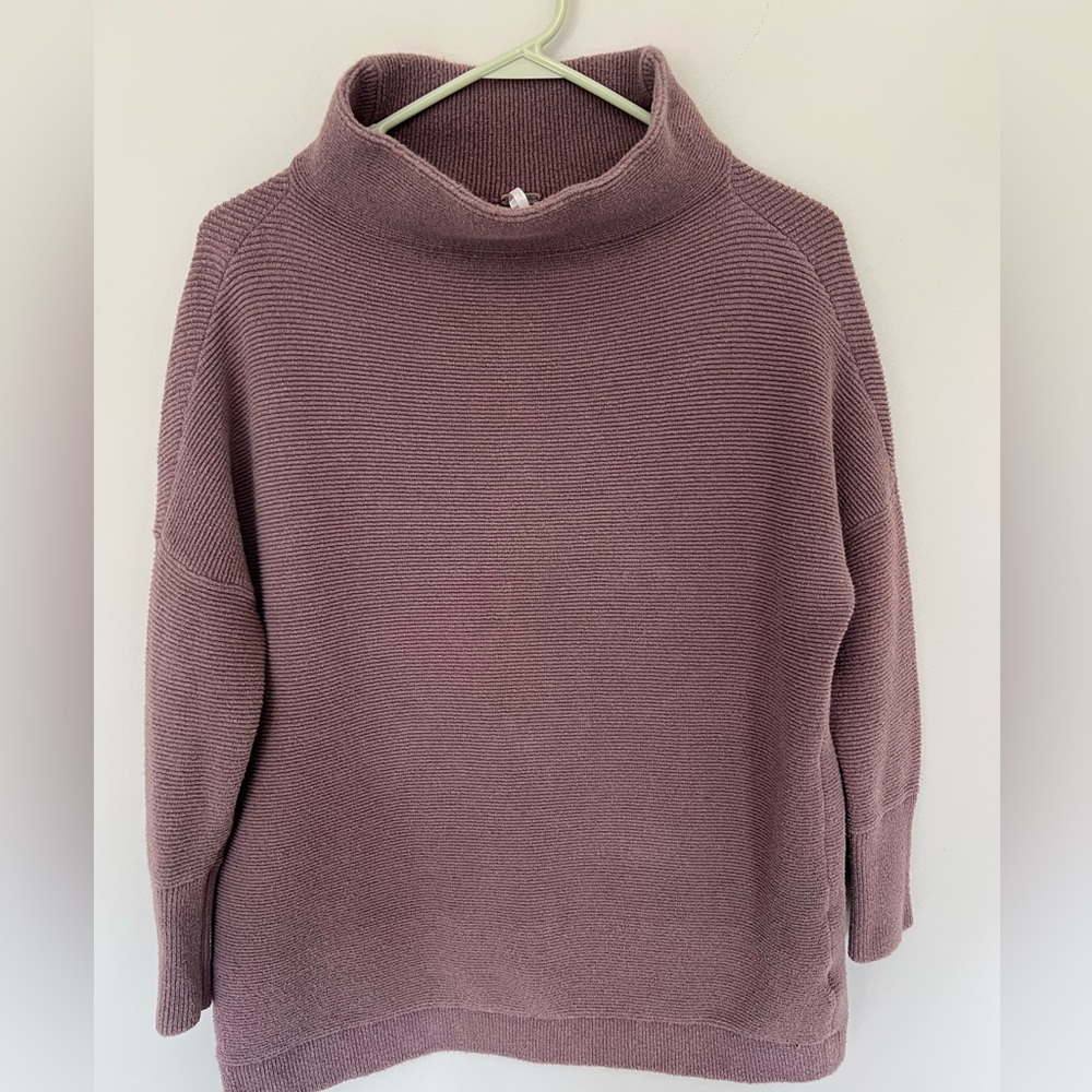 Free People Sweater, purple mauve , XS, extra small